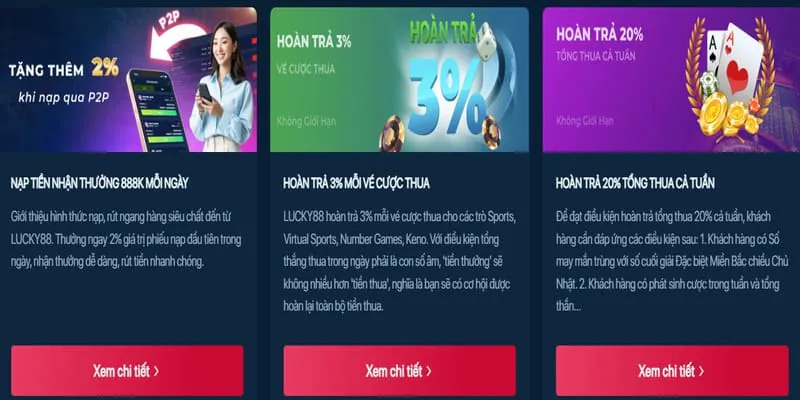 Tỷ lệ thắng cược cao và phần thưởng hấp dẫn