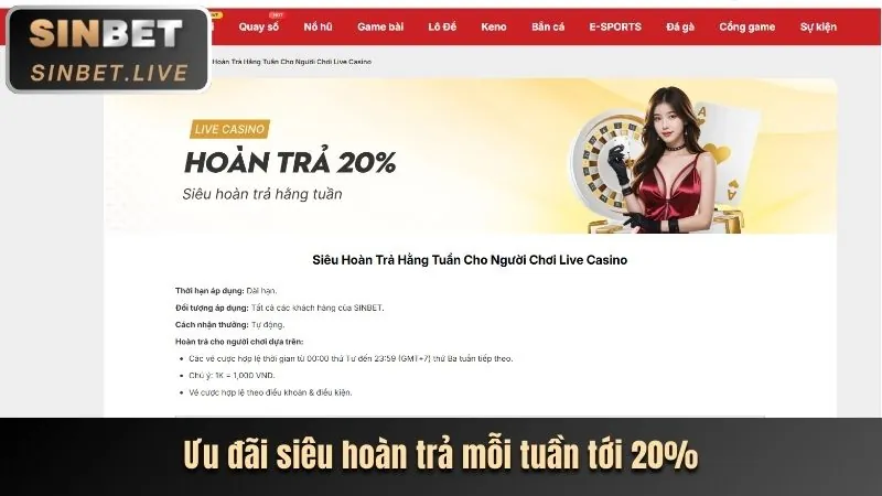 Thưởng nạp lại hàng tuần tại CG79